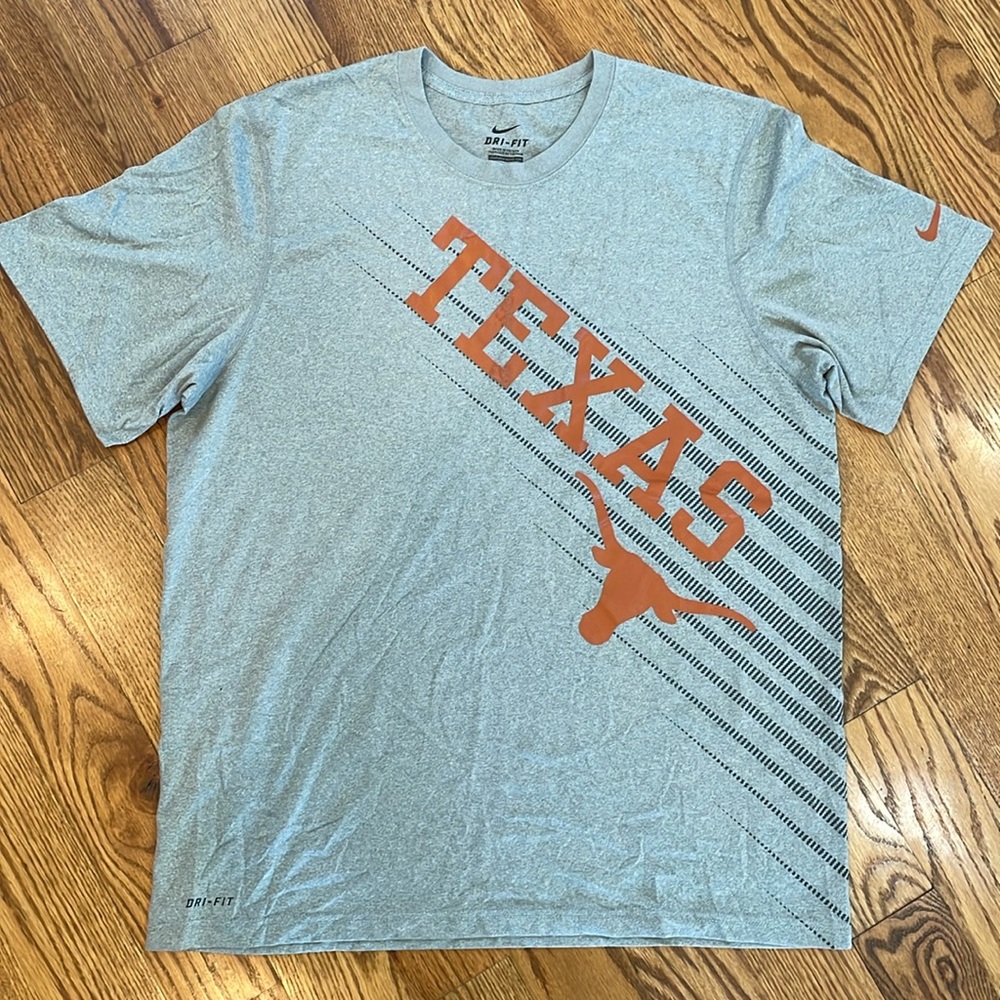 Men’s Texas Longhorns Nike Dri-Fit Shirt. Size Large. Good Used Condition.